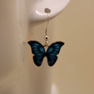 Blue Butterfly Earrings