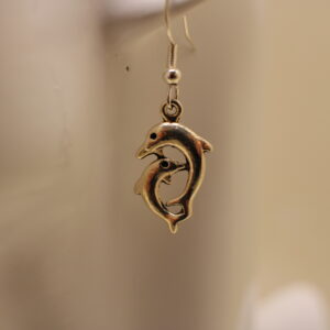 Two Dolphins - Earrings