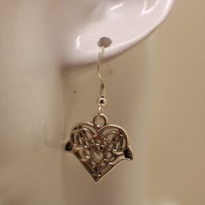 Heart Claddagh Earrings