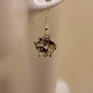 Mother and Baby Elephant Earrings