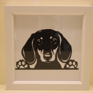 Framed Dachshund Picture