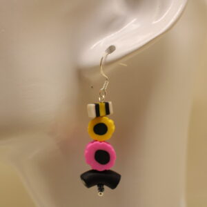 Liquorice All sort inspired Earrings