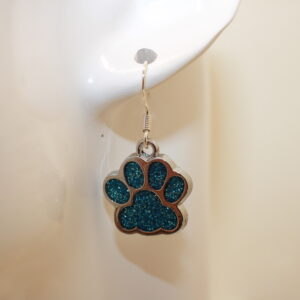 Colourful Paw Earrings