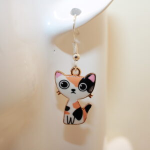 Colourful Cat Earrings