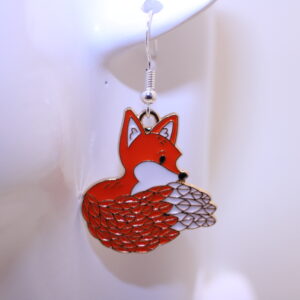 Colourful Fox Earrings